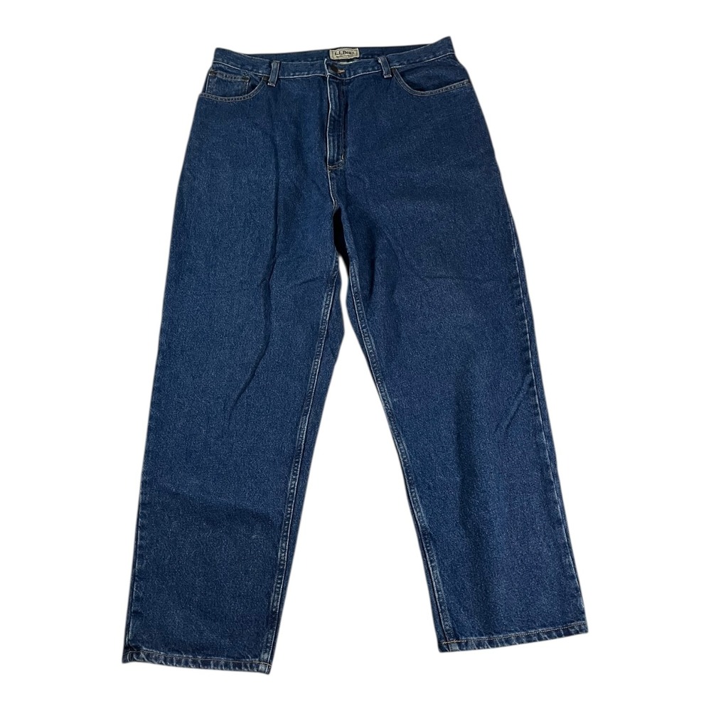 L.L.Bean Original Fit Natural Jeans Men's 20 Reg Blue Cotton 5-Pocket